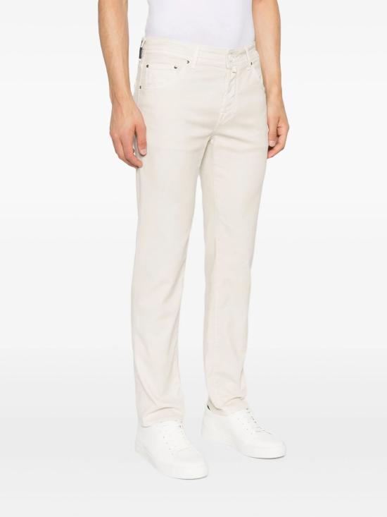 25FW 야콥코헨 스트레이트 팬츠 JUMQE015036S4216 A81 OFF WHITE - JACOB COHËN