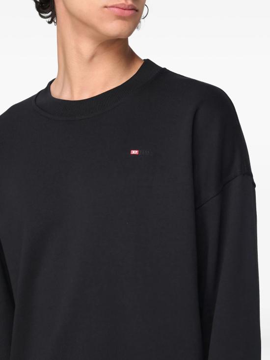 25SS 디젤 T 박스트 디브 로고 패치 티셔츠 A149420GRAC 9XX - DIESEL