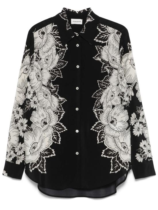 25SS 파로쉬 셔츠 STEVEN D381239 813 FANTASIA NERO