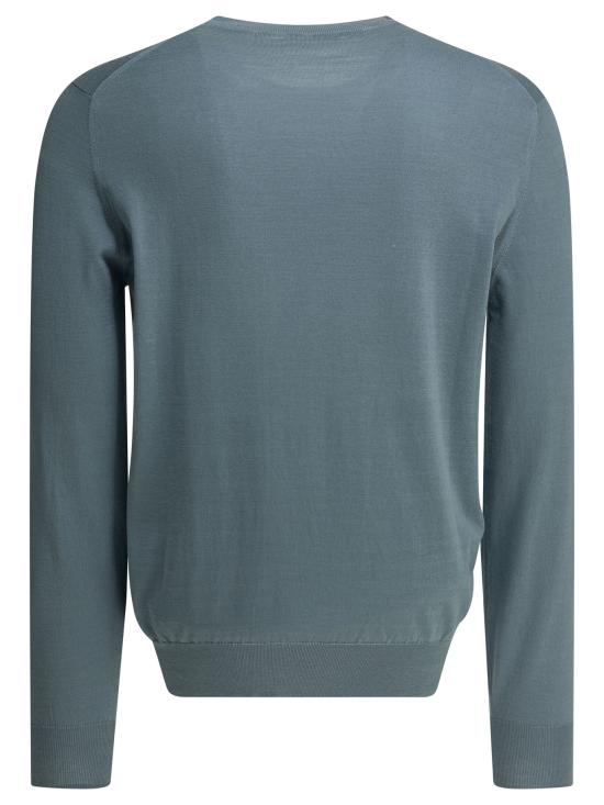 26SS 브루넬로 쿠치넬리 풀오버 니트 M2900100CMM56 Light blue - BRUNELLO CUCINELLI