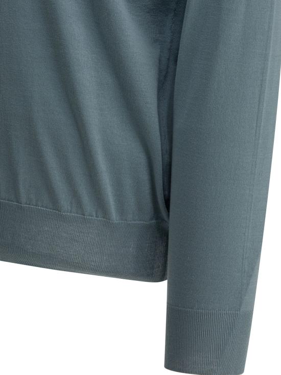 26SS 브루넬로 쿠치넬리 풀오버 니트 M2900100CMM56 Light blue - BRUNELLO CUCINELLI