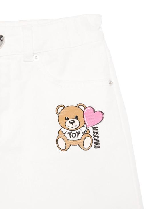 25SS [키즈] 모스키노 스커트 HAJ03MLOA14 10063 CLOUD - MOSCHINO