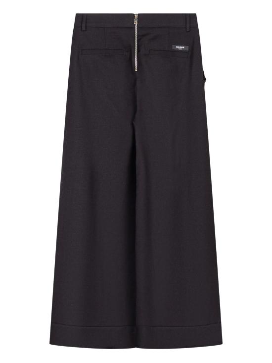 25FW [키즈] 발망 스트레이트 팬츠 BX6A20I0196 930OR - BALMAIN