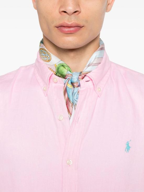 25SS 랄프 로렌 긴팔 셔츠 710968915002 PINK - RALPH LAUREN