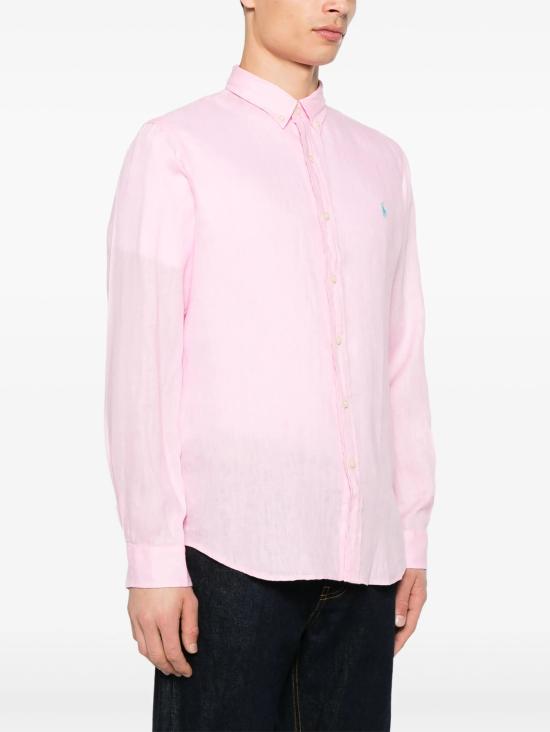 25SS 랄프 로렌 긴팔 셔츠 710968915002 PINK - RALPH LAUREN