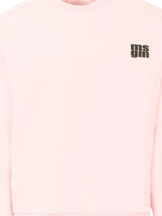25FW [키즈] 엠에스지엠 니트/스웻셔츠 F5MSJUSW057 MS044 CHALK PINK - MSGM