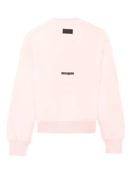 25FW [키즈] 엠에스지엠 니트/스웻셔츠 F5MSJUSW057 MS044 CHALK PINK - MSGM