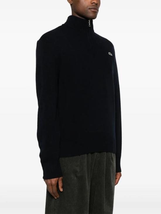 25FW 라코스테 방모 반집업 스웨터 AH3052 166C - LACOSTE