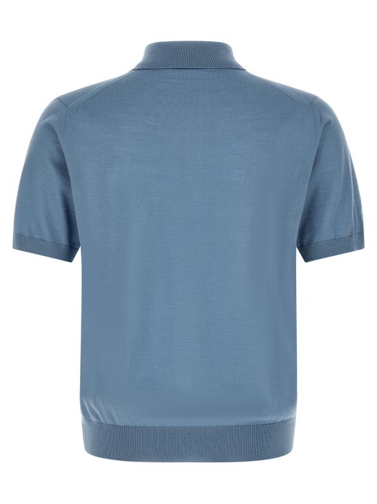 26SS 프라다 폴로 티셔츠 UMF148SOOO18DYF0154 Light Blue - PRADA