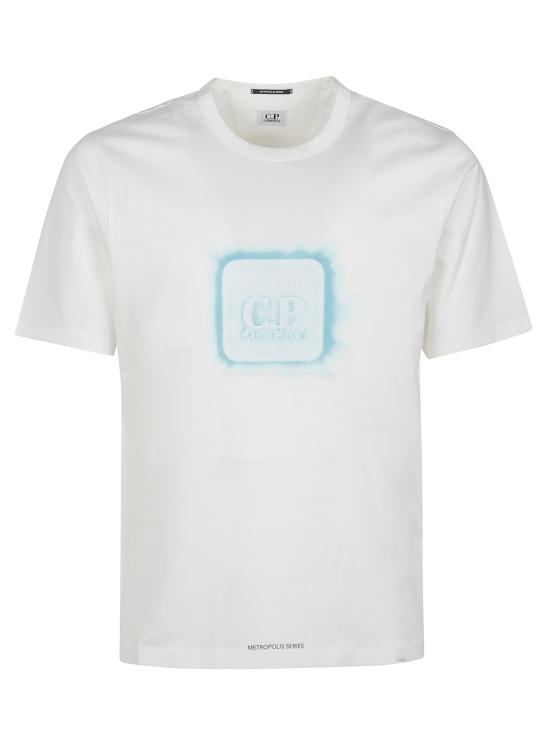 26SS 씨피 컴퍼니 메트로폴리스 시리즈 머서라이즈드 저지 반팔 배지 티셔츠 20CLTS054A 006370W103 Black