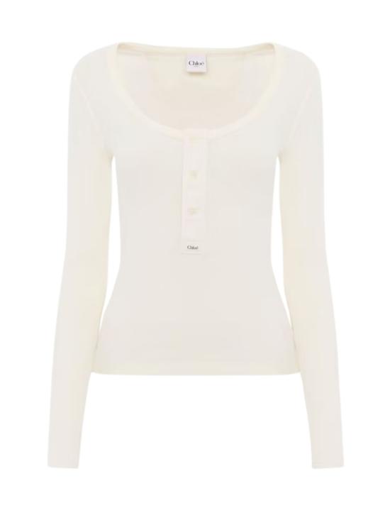 26SS 끌로에 긴팔 티셔츠 CH26SJH29185 107 White