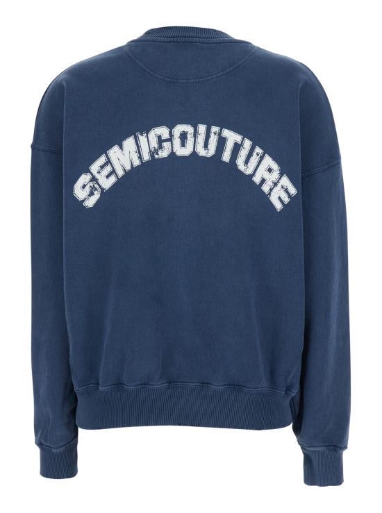 26SS 세미쿠튀르 긴팔 티셔츠 Y6SP02N06 Blu - SEMI-COUTURE