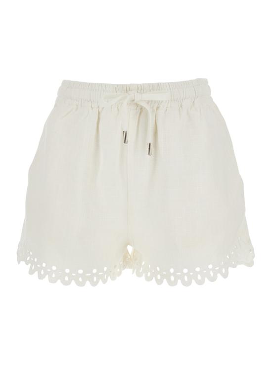 26SS 이자벨마랑에뚜왈 숏팬츠 SH0267FAD1J04E20WH White