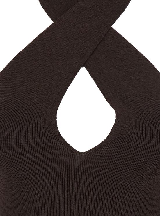 26SS 페데리카 토시 민소매 티셔츠 4335045158 Brown - FEDERICA TOSI