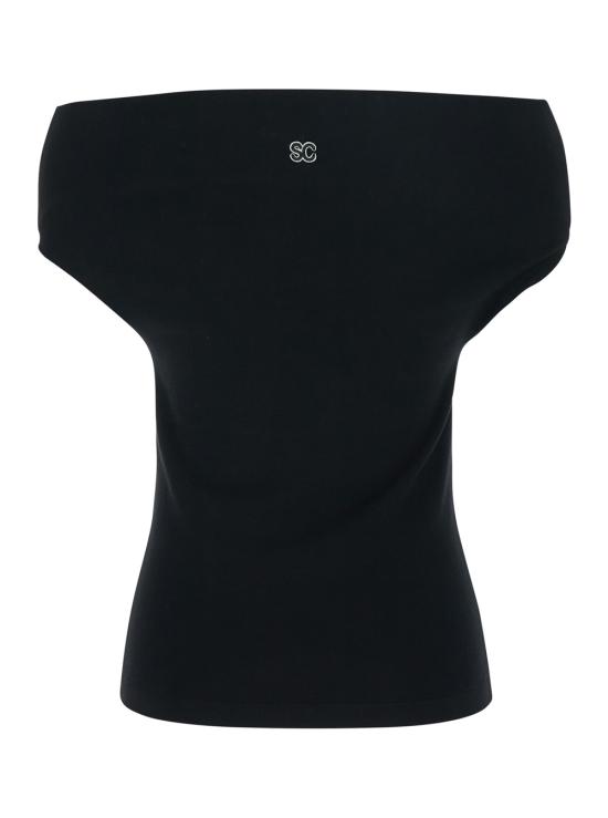 26SS 세미쿠튀르 민소매 티셔츠 Y6SA17Y69 Black - SEMI-COUTURE