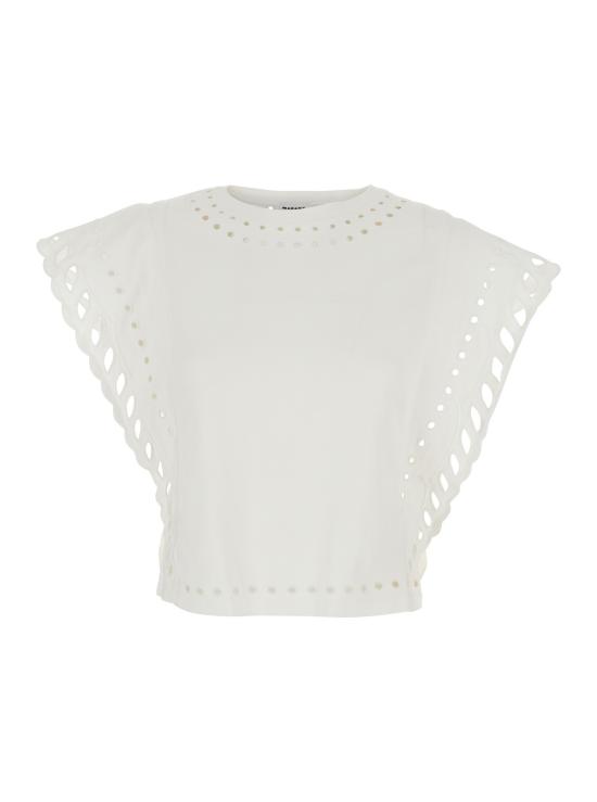 26SS 이자벨마랑에뚜왈 민소매 티셔츠 TS0298FAD1N08E23EC White