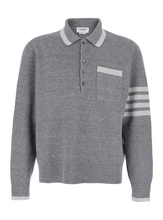 26SS 톰브라운 폴로 티셔츠 MKP156AY6011055 Grey