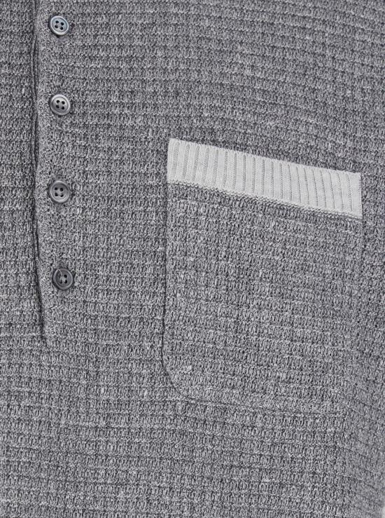 26SS 톰브라운 폴로 티셔츠 MKP156AY6011055 Grey - THOM BROWNE