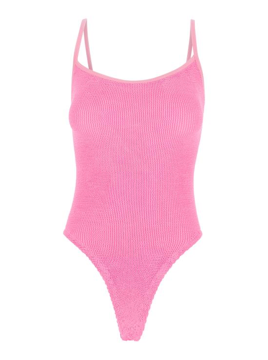 26SS 훈자 지 원피스 수영복 SPAMELACRBUBBLEGUM Pink