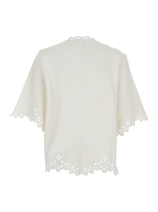 26SS 이자벨마랑에뚜왈 블라우스 HT0586FBD1J04E20WH White - ISABEL MARANT ETOILE