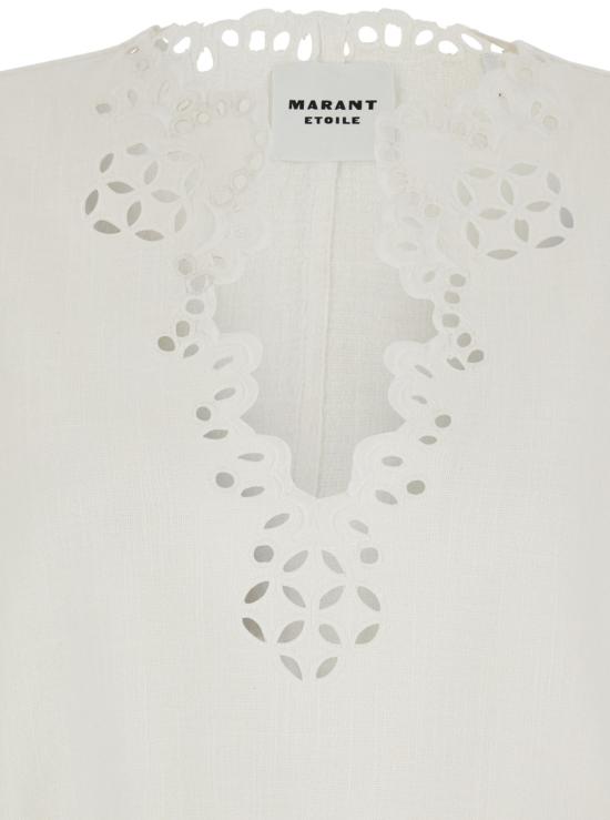 26SS 이자벨마랑에뚜왈 블라우스 HT0586FBD1J04E20WH White - ISABEL MARANT ETOILE
