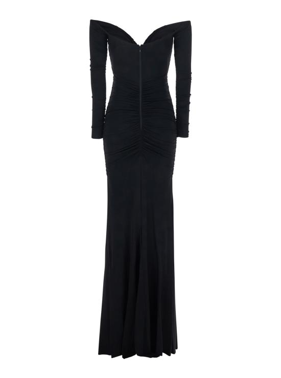 26SS 엘리자베타프랜치 롱 원피스 ABR1061E2110 Black - ELISABETTA FRANCHI