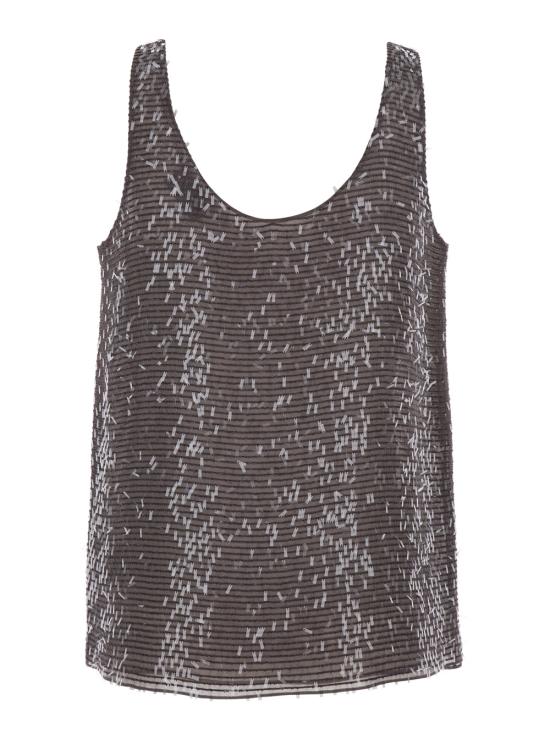 26SS 브루넬로 쿠치넬리 민소매 티셔츠 MF940HW310C8589 Brown - BRUNELLO CUCINELLI