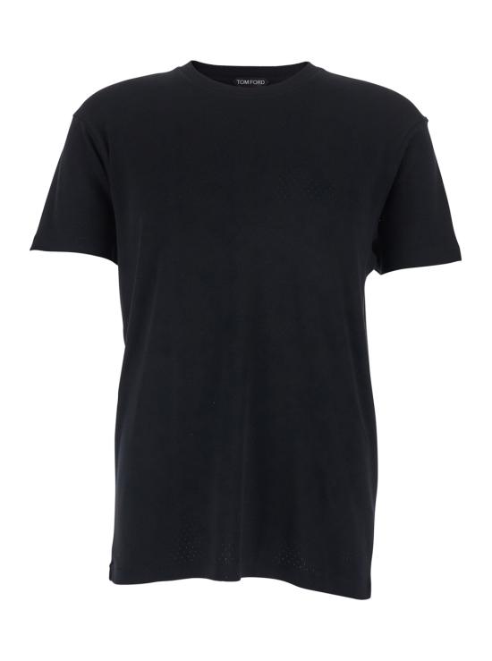 26SS 톰포드 반팔 티셔츠 JCS032JMC111NAA Black