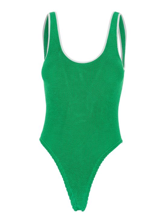 26SS 훈자 지 원피스 수영복 SFAYECREMERALD Green