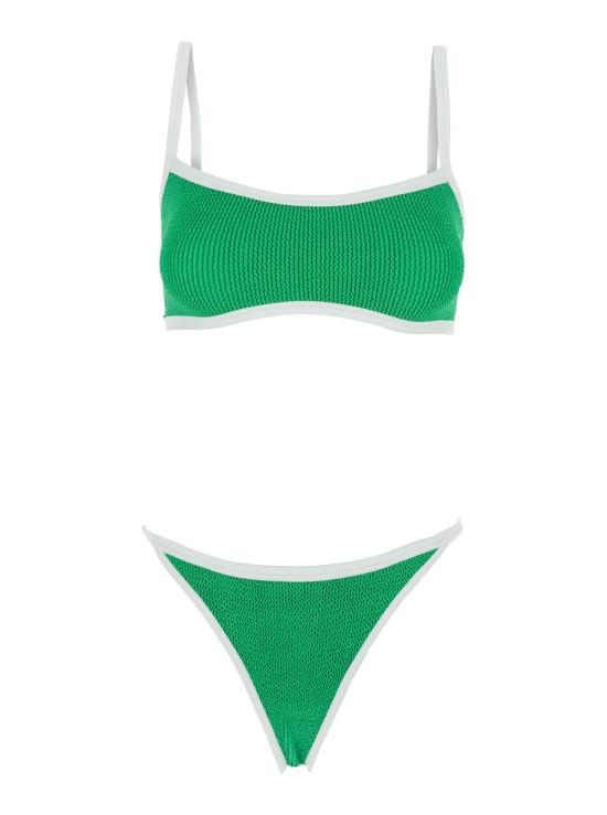 26SS 훈자 지 비키니 수영복 BTYLERCREMERALD Green