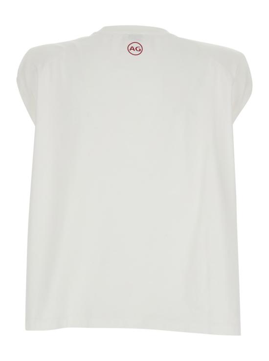 26SS 아드리아노 골드슈미드 민소매 티셔츠 W0224087VTWH White - ADRIANO GOLDSCHMIED