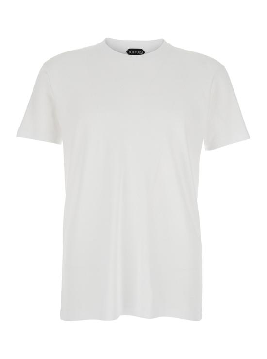 26SS 톰포드 반팔 티셔츠 JCS032JMC111WAA White