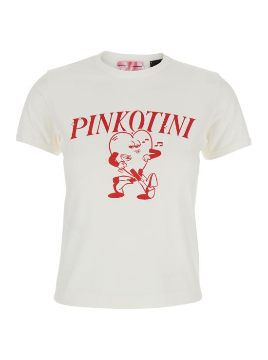 26SS 핑코 반팔 티셔츠 105728A33PZR2 White