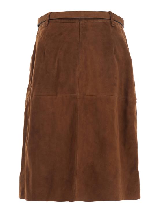 26SS 막스마라 스튜디오 미디 스커트 2616401011600002 Brown - MAX MARA STUDIO