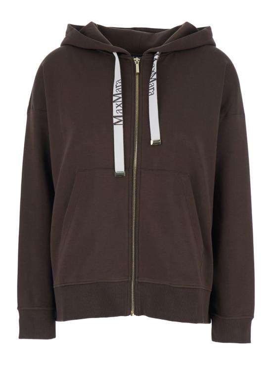 26SS 에스막스마라 후드 티셔츠 2619921031600004 Brown