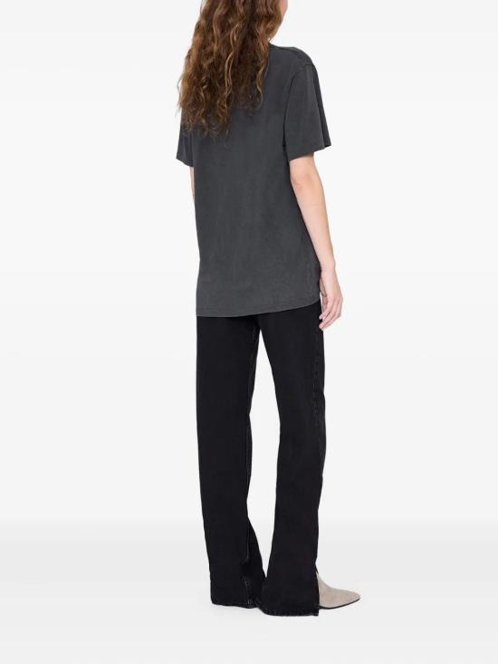 26SS 애니빙 반팔 티셔츠 A 08 11713 WBL1 Washed black - ANINE BING