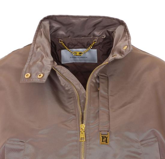 26SS 엘리자베타프랜치 자켓 GB05D61E2 229 Brown - ELISABETTA FRANCHI
