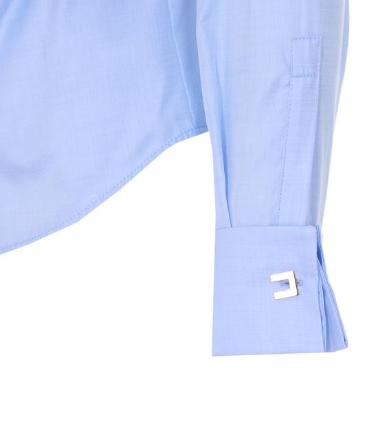 26SS 엘리자베타프랜치 셔츠 CA14261E2 FC4 Blue - ELISABETTA FRANCHI