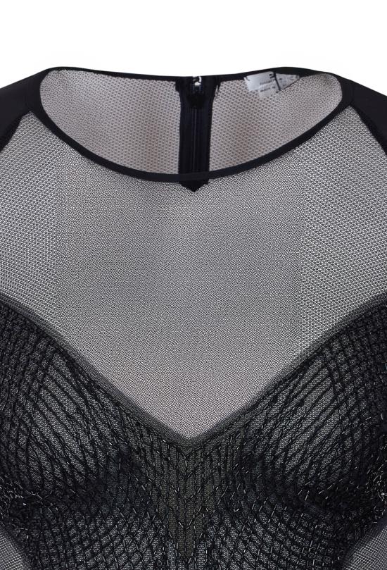 26SS 엘리자베타프랜치 바디수트 티셔츠 BO01061E2 110 Black - ELISABETTA FRANCHI