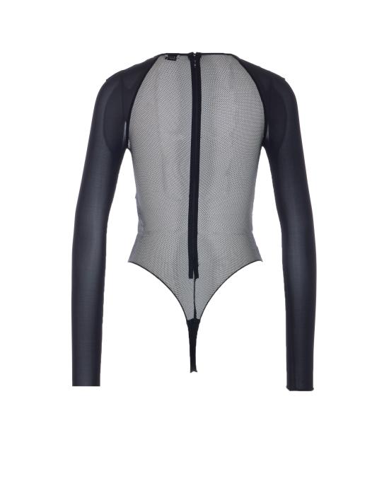 26SS 엘리자베타프랜치 바디수트 티셔츠 BO01061E2 110 Black - ELISABETTA FRANCHI