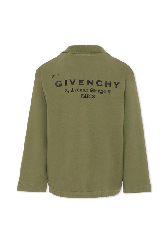 26SS [키즈] 지방시 니트/스웻셔츠 H31096 645 GREEN - GIVENCHY