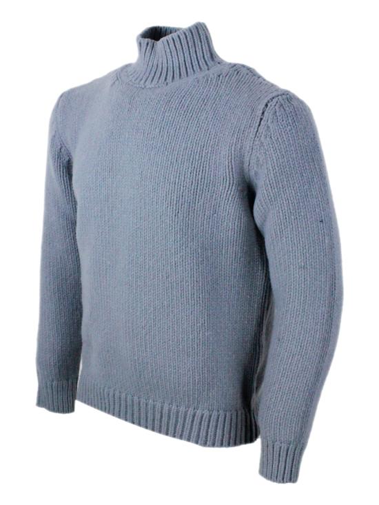 25FW 일레븐티 스웨터 L76MAGL49MAG0L004 08 Denim - ELEVENTY