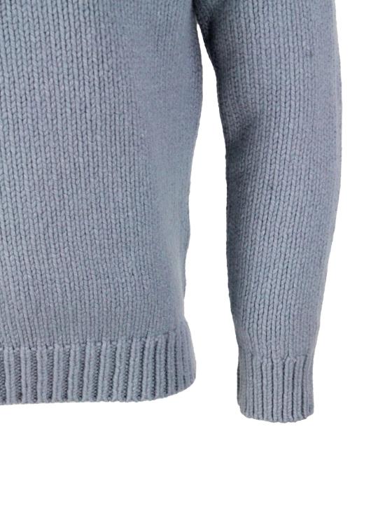 25FW 일레븐티 스웨터 L76MAGL49MAG0L004 08 Denim - ELEVENTY