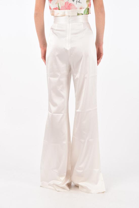  필립 플레인 플레어 팬츠 F18C WRJ0005 PTE061N 01 White - PHILIPP PLEIN