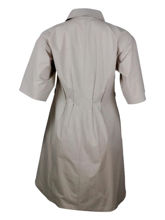 26SS 안토넬리 피렌체 미디 원피스 MICHELLE Q6591 124 Beige - ANTONELLI FIRENZE