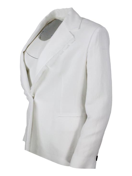 26SS 안토넬리 피렌체 수트 자켓 FINNEGAN Q3681 001 White - ANTONELLI FIRENZE