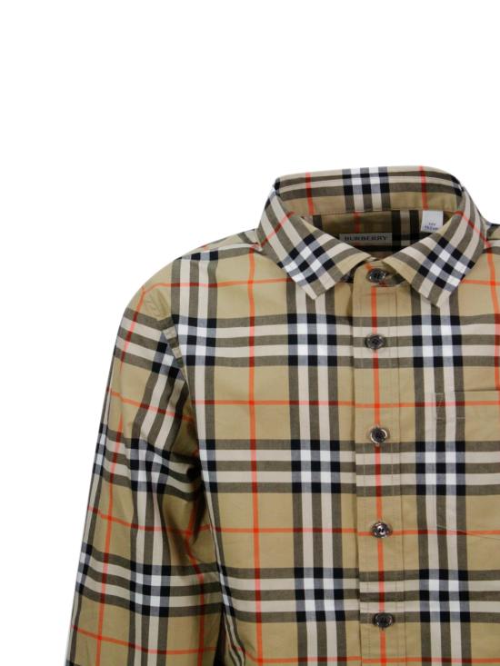 26SS [키즈] 버버리 셔츠 8117166 1007 Beige - BURBERRY