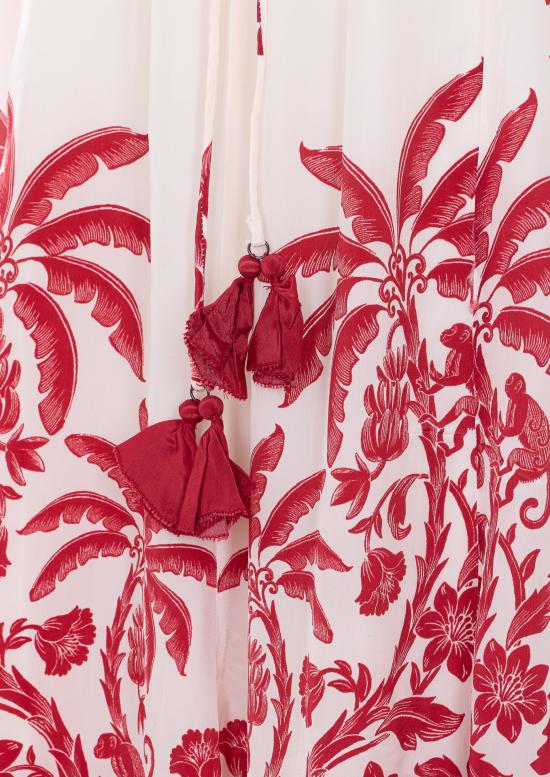 26SS 팜 리오 미디 원피스 344105 26057 Red - FARM RIO