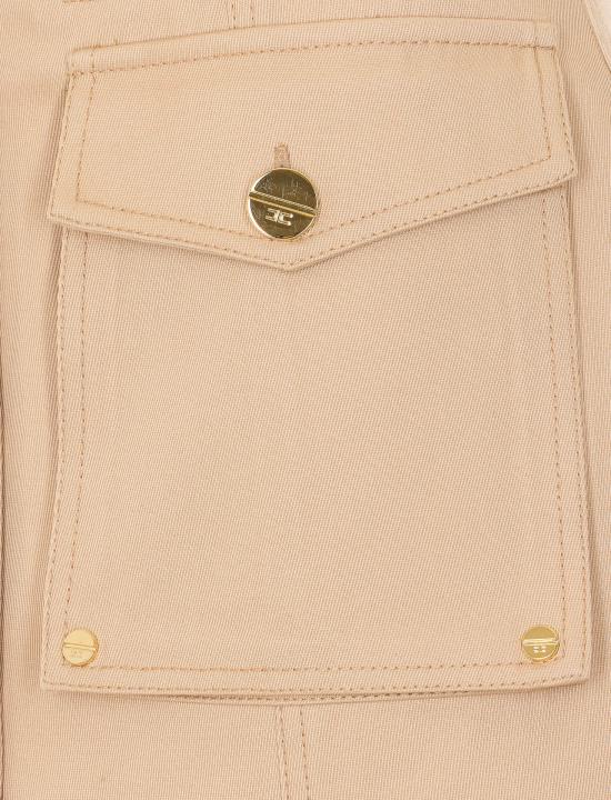 26SS 엘리자베타프랜치 미디 스커트 GO16961E2 470 Beige - ELISABETTA FRANCHI