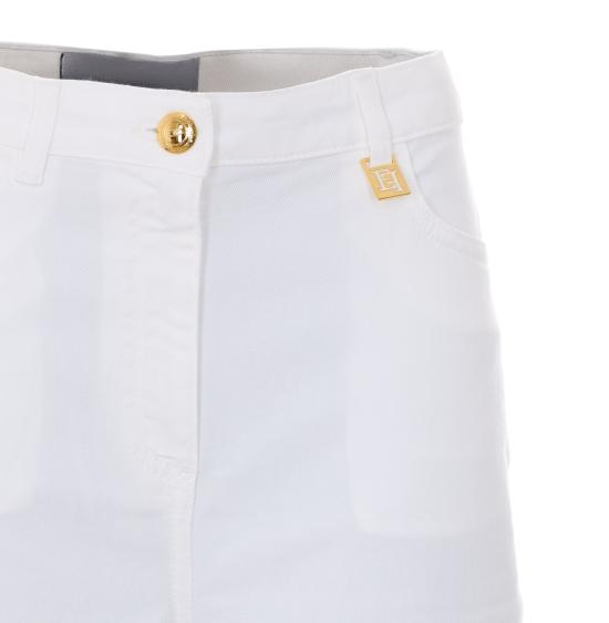 26SS 엘리자베타프랜치 스트레이트 팬츠 PJ23N61E2 360 White - ELISABETTA FRANCHI